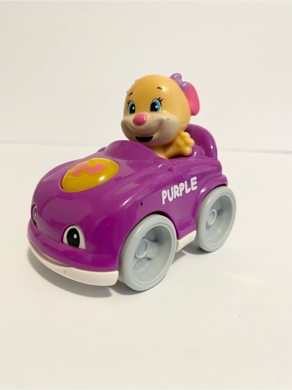 Fisher Price Laugh & Learn Smart Speedsters Purple Puppy Dog Car Toy Car4/$20 🛑